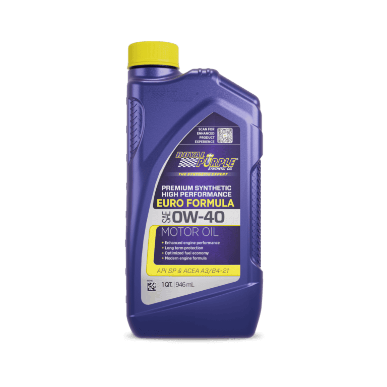 Royal Purple High Performance Motor Oil (EUROPEAN FORMULA) SAE 5W40