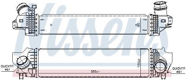 Intercooler maggiorato Forge per Mini Cooper S F56 - immagine 8