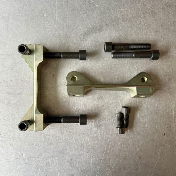 Staffe porta pinza Brembo 4 pompanti disco 330×26 per Honda Civic EK4