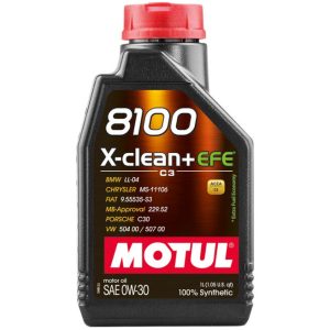 Motul 8100 X-Clean+EFE 0W30