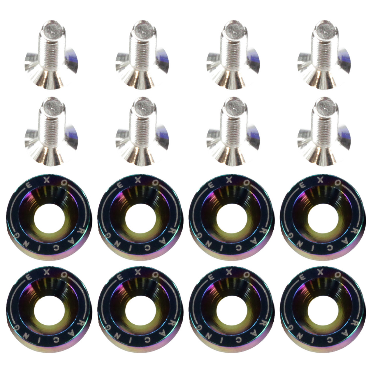 Exoracing Dress Up Bolt and Washer Kit M6x1.0 - immagine 3