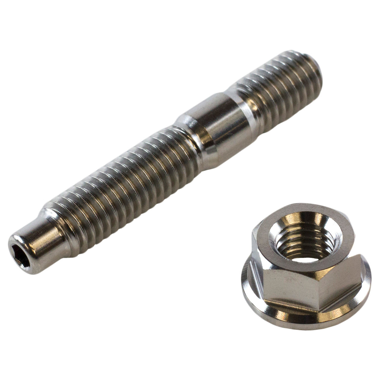 Exoracing Titanium Intake Exhaust Manifold Nut and Stud Kit - immagine 2
