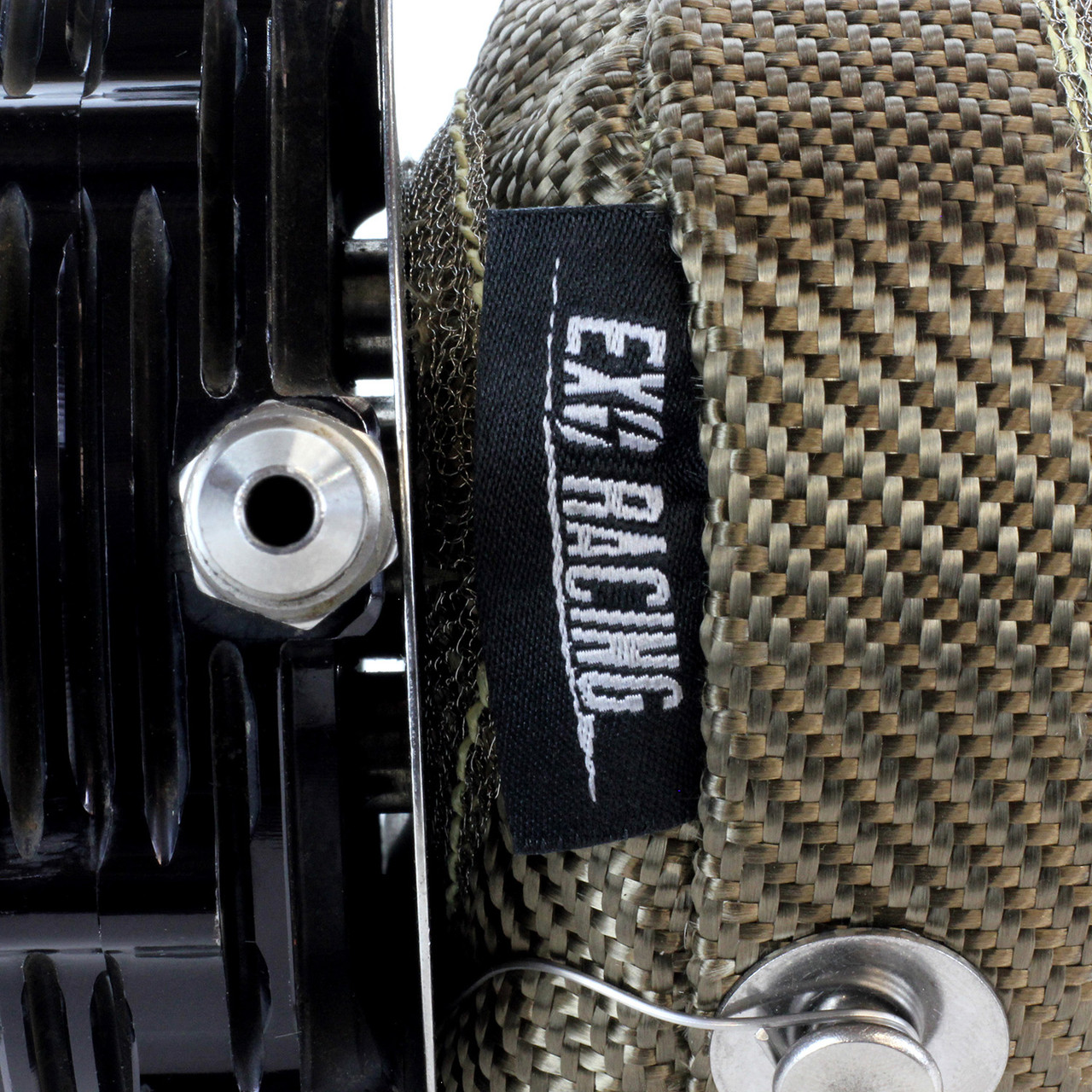 Exoracing External Wastegate Blanket Titanium or Carbon - immagine 5